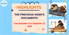 Notable documents of Vietnam in the previous week (from September 16 to September 22, 2024)